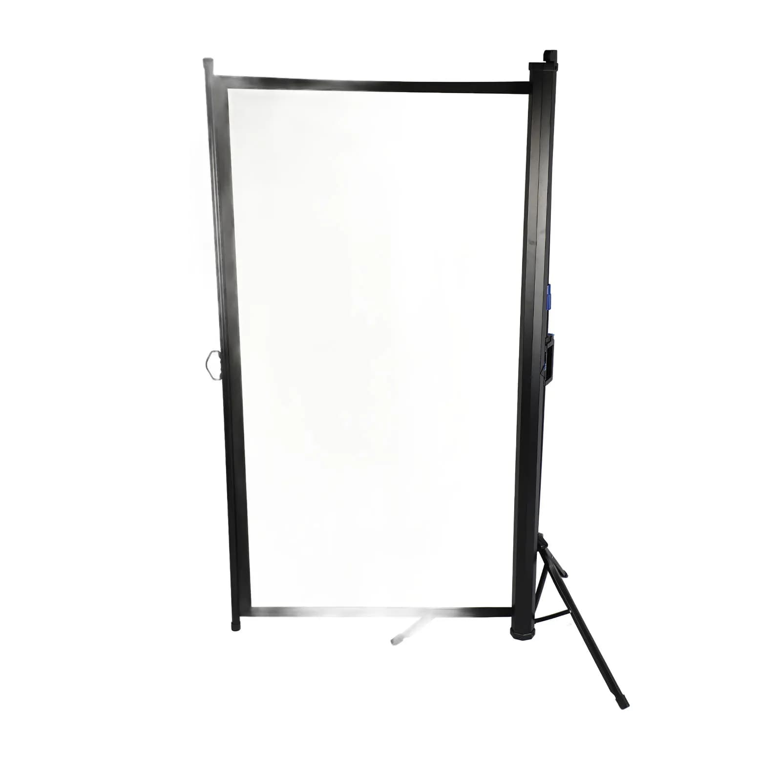 Schermo per Proiettore da 72 Pollici con Supporto a Treppiede, Schermo Portatile per Proiezione 4K 3D, per Uso Interno ed Esterno