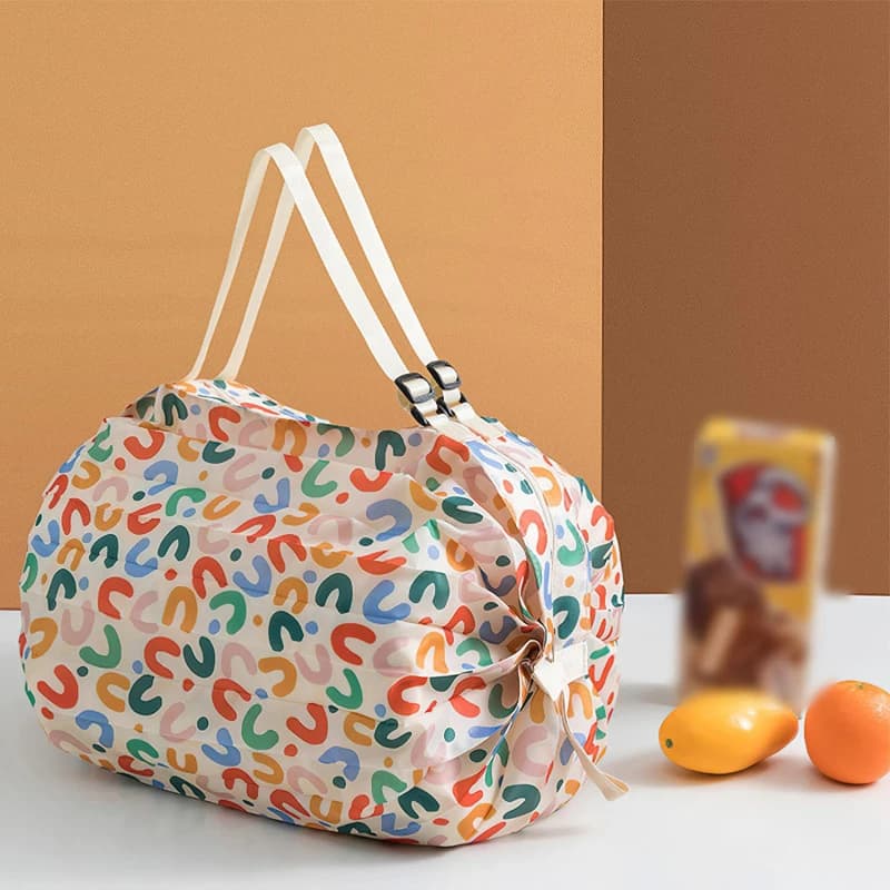 Foldable Shopping Bag Waterproof Portable Travel Bag Beach Bag Supermarket Shopping Bag