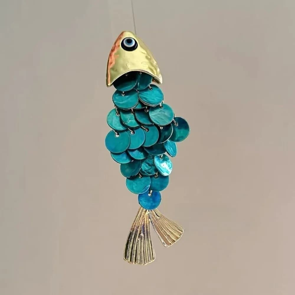 Fermaglio per capelli tradizionale a forma di pesce con nappe, imitazione conchiglia, elegante forcina laterale, stile vintage, clip per frangia, festivo