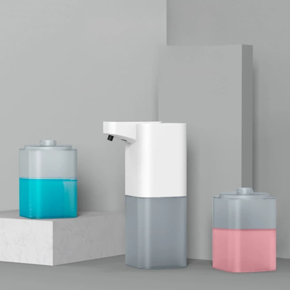 Dispenser Automatico di Sapone con Sensore a Infrarossi, Erogatore di Schiuma Igienizzante per Mani Ricaricabile USB per Bagni Domestici