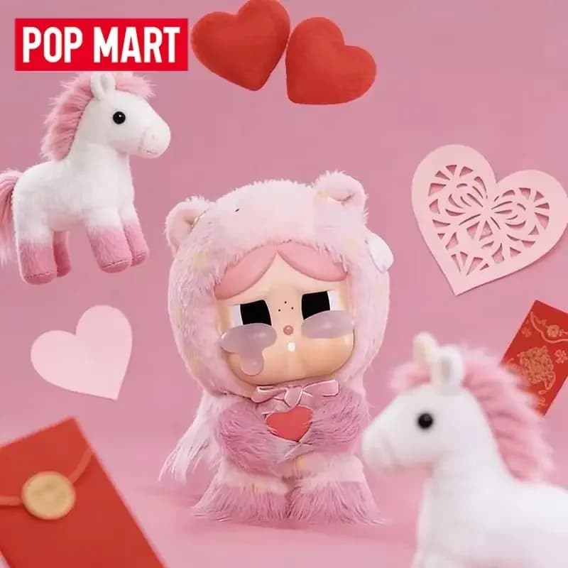 POP MART Have A Good Run Series Ciondolo in peluche in vinile Scatola cieca autentica Scatola misteriosa Guess Bag Toys Doll Cute Anime Figure Desktop