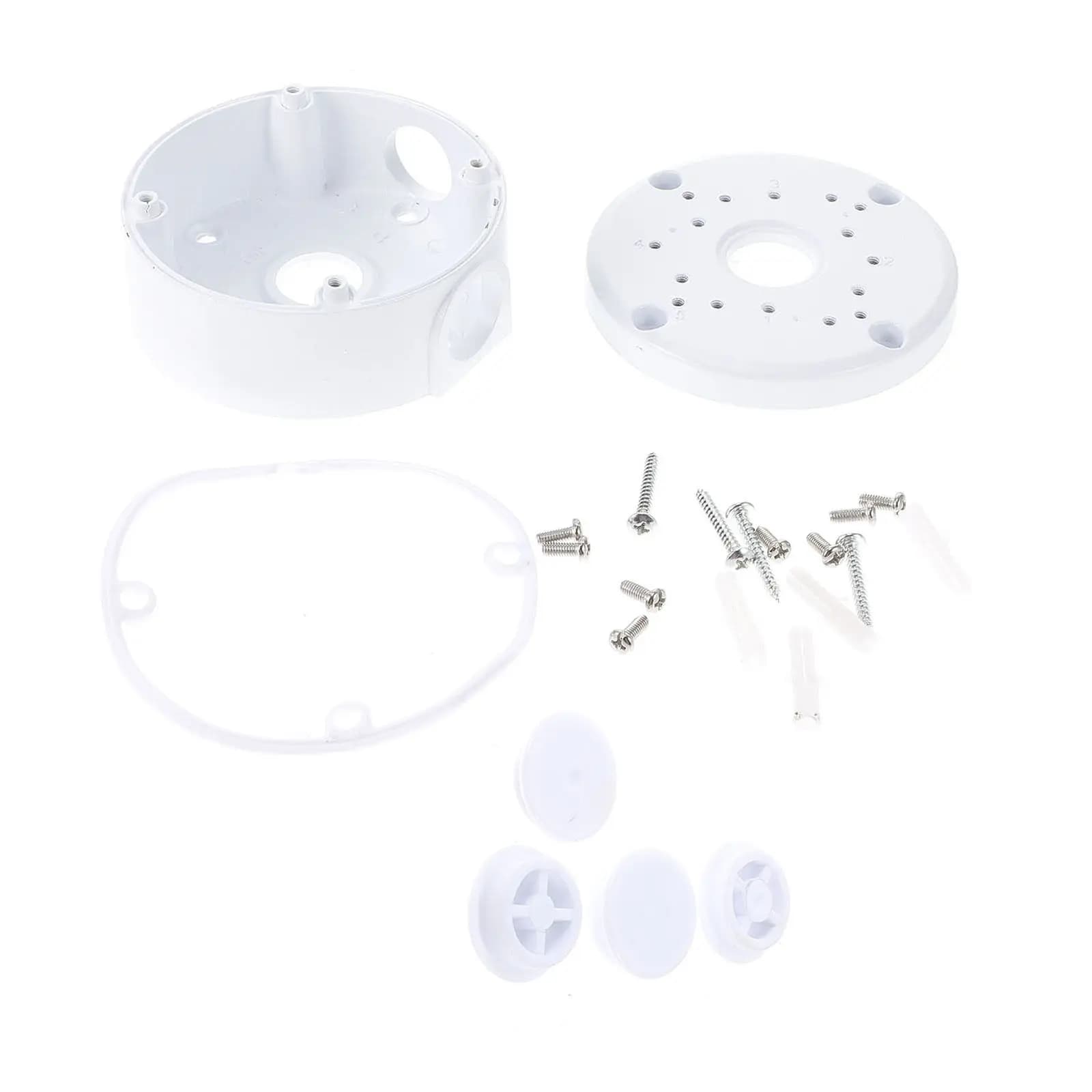 Security Camera Outdoor Junction Box Waterproof Aluminum Alloy ABS Cable Hide Box for Panel Wire Protection