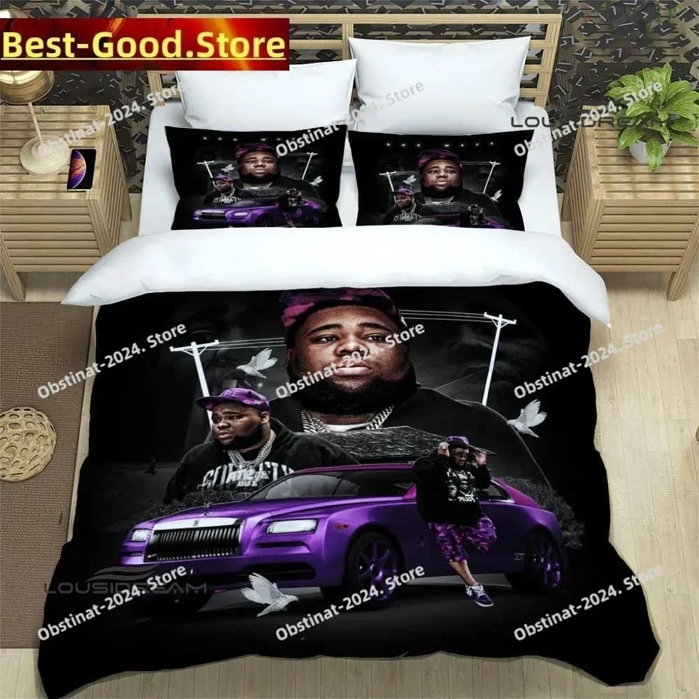 Stampa 3D Moda Rapper Rod Wave Set di biancheria da letto Ragazzi Ragazze Twin Queen King Size Copripiumino Federa Letto ragazzi Camera da letto per adulti