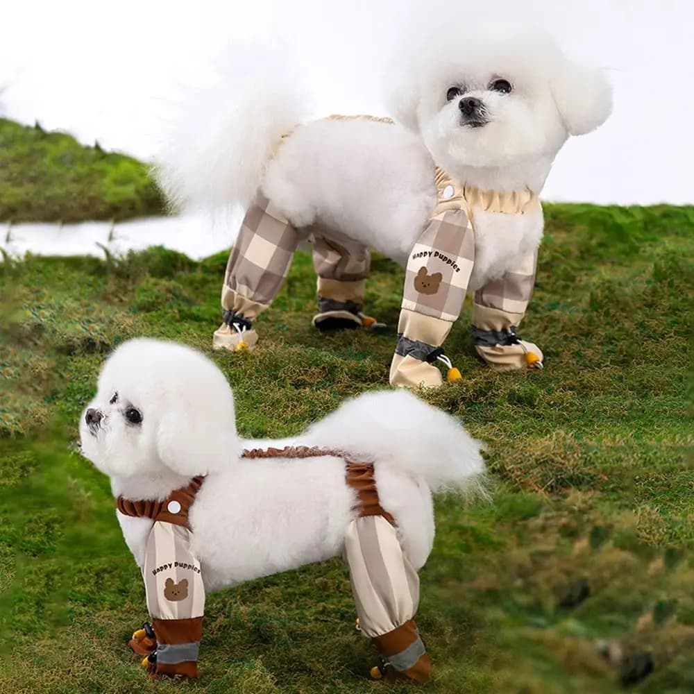 Exit trousers for walks for reflective striped pets Full protection adjustable for legs Leggings for dog boots Waterproof and dustproof