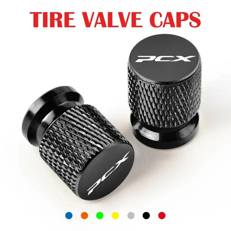 2 Pezzi per Honda PCX 125 150 160 PCX125 PCX150 PCX160 2021 2022 Accessori Moto Tappi Coprivalvola in Metallo per Pneumatici