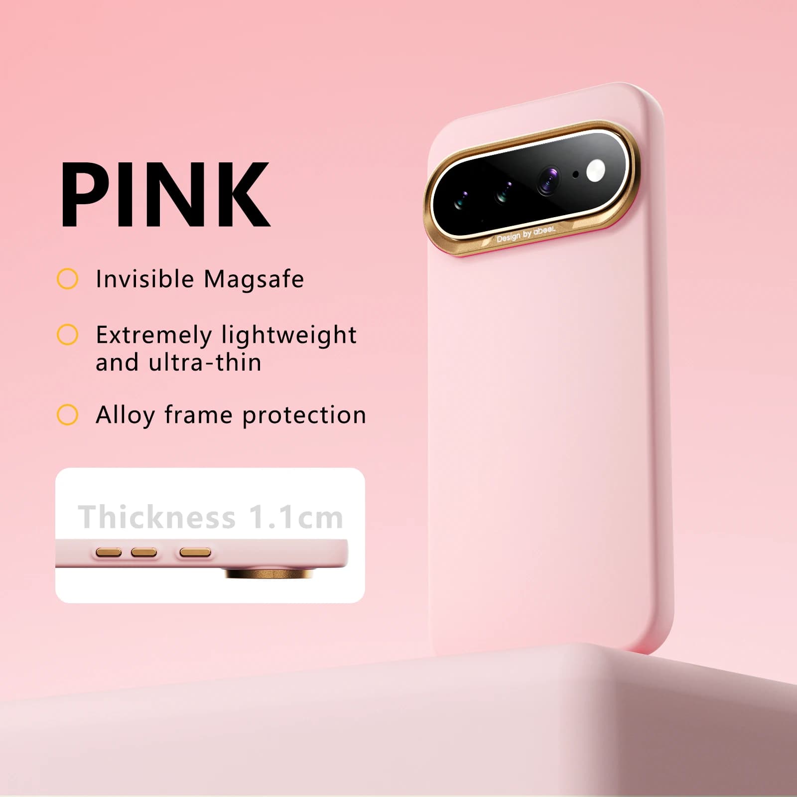 Luxury Skin Feel Silicone Magnetic Case for Google Pixel 11 Pro XL 10 Pro 10A for MagSafe Magnetic Lens Hard Shockproof Cover