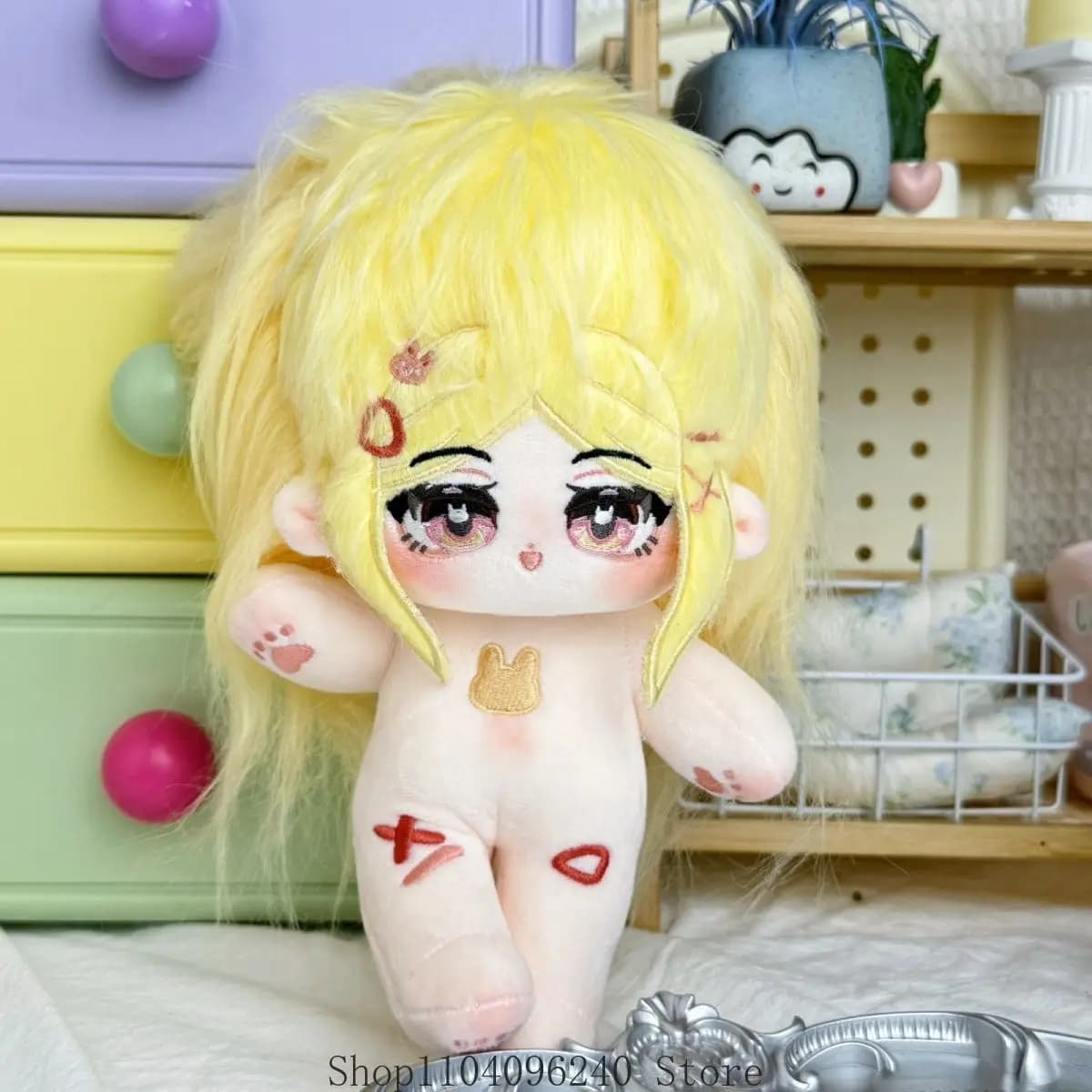 Identity V Fan Merch 20cm Cotton Figure Idol Plushies Pillows Anime Cartoon Plush Stuffed Pendant Toys Keychain Present