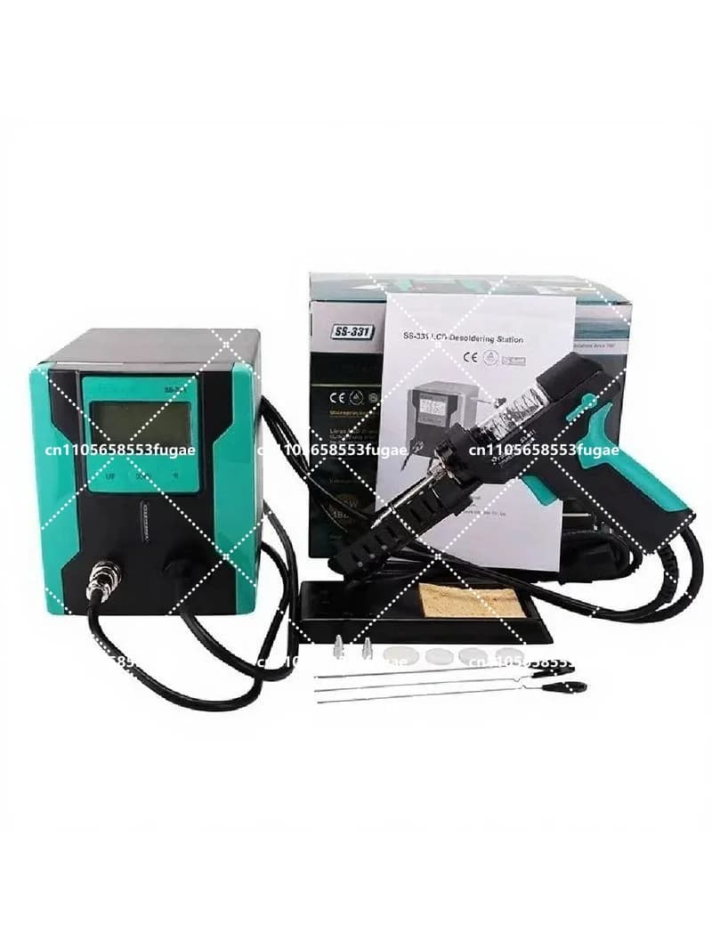 Electric Desoldering Pump Heated Solder Suction Gun Desoldering Iron Tool
