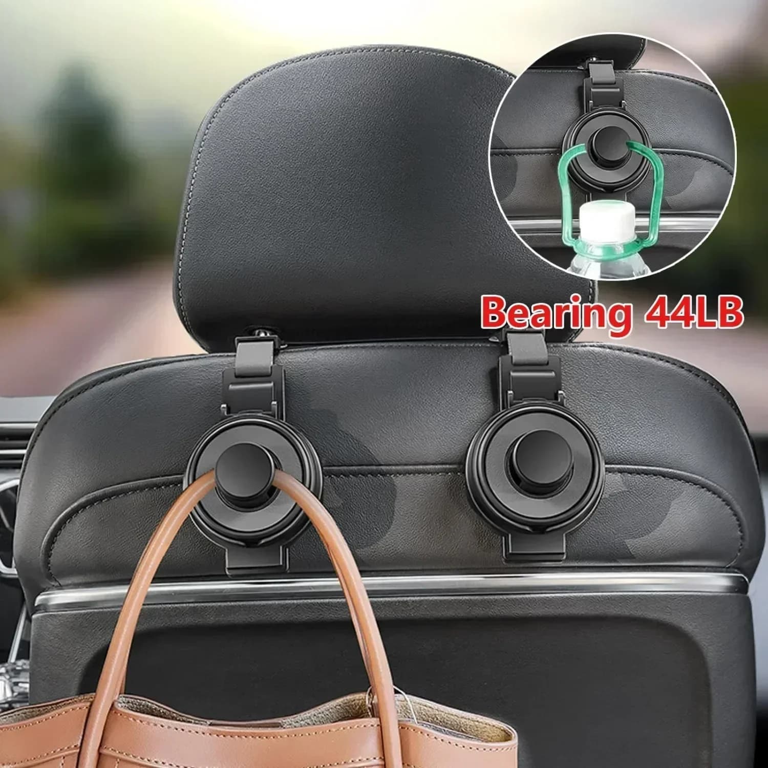 Portabicchieri per Auto da Bocchetta dell'Aria Universale Regolabile, Supporto per Bottiglie d'Acqua e Posacenere, Organizzatore Auto Stabile Anti-Vibrazione