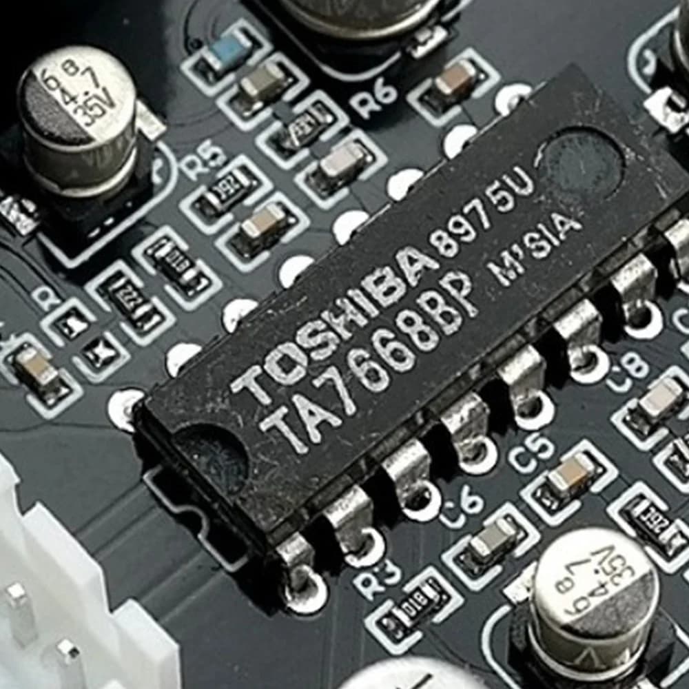 Eccellente! TA7668 Azionamento a nastro Preamplificatore Amplificatore Nastro Deck Board Testa magnetica Preamplificatore Registratore audio Desktop Radio Fai da te