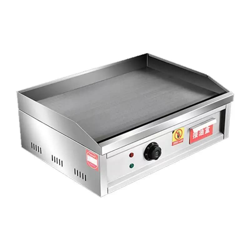 Teglia da Forno in Acciaio Inossidabile, Barbecue, Piastra Elettrica Commerciale per Bistecche, Hamburger, Padella per Frittura