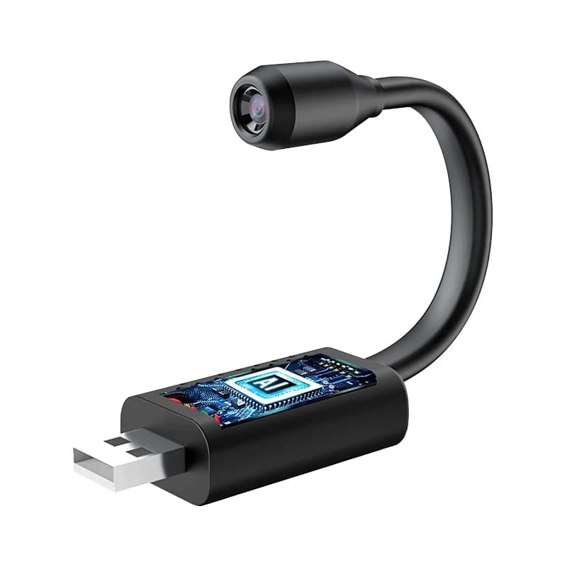 Telecamera WiFi Wireless V380 Mini HD con Rilevamento di Movimento U21, Videocamera di Sicurezza Domestica Portatile USB, Telecamera IP Smart CCTV
