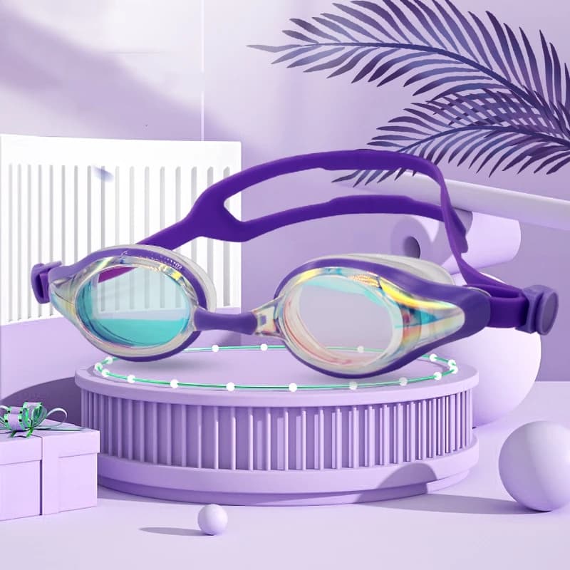 Protezione UV antiappannamento Occhialini da nuoto miopia impermeabili Adulti Sport acquatici Occhialini da spiaggia in silicone regolabili Occhiali da bagno
