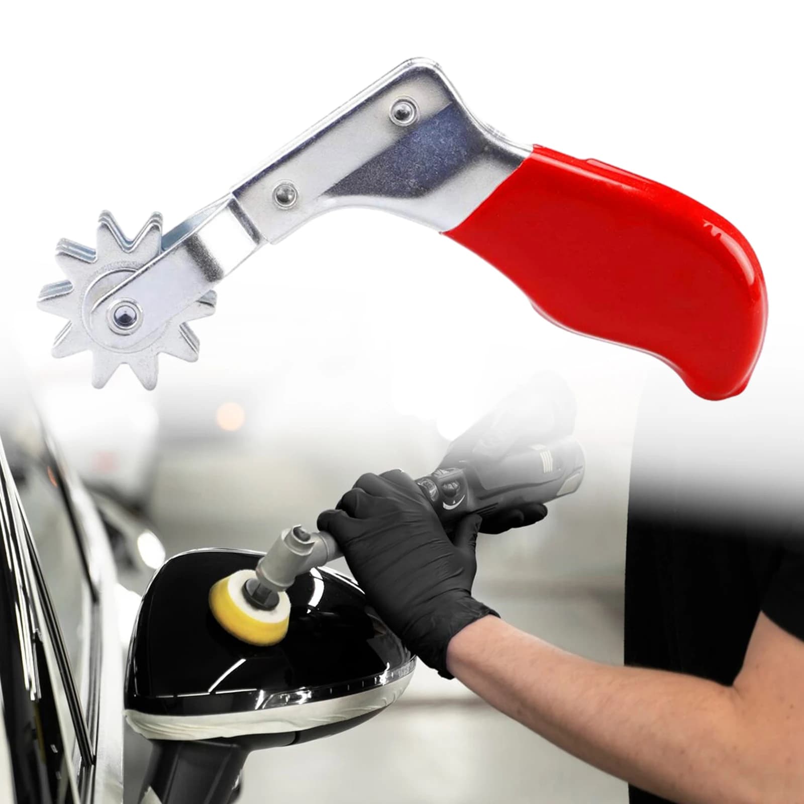 Polishing Polishing Cleaning Tool for Glass Shoe Tools for Auto Maintenance Cleaning Cleaner Tools for Auto Maintenance 16cm x 8cm