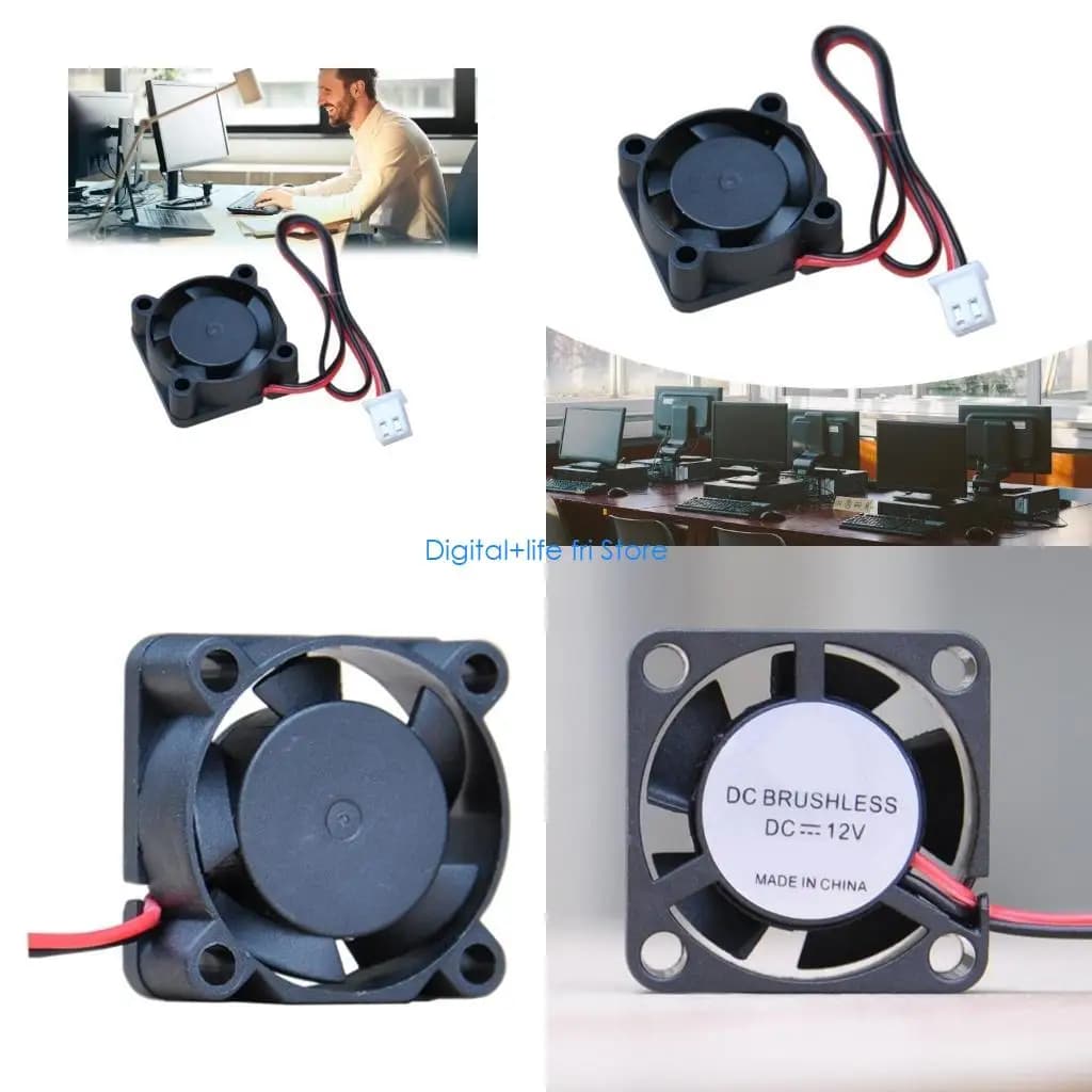 E06D 2510 DC5V 12V 24V Fan with Hydraulic Bearings 3D Printer Fanfor Efficient Cooling in Mini Cases and More