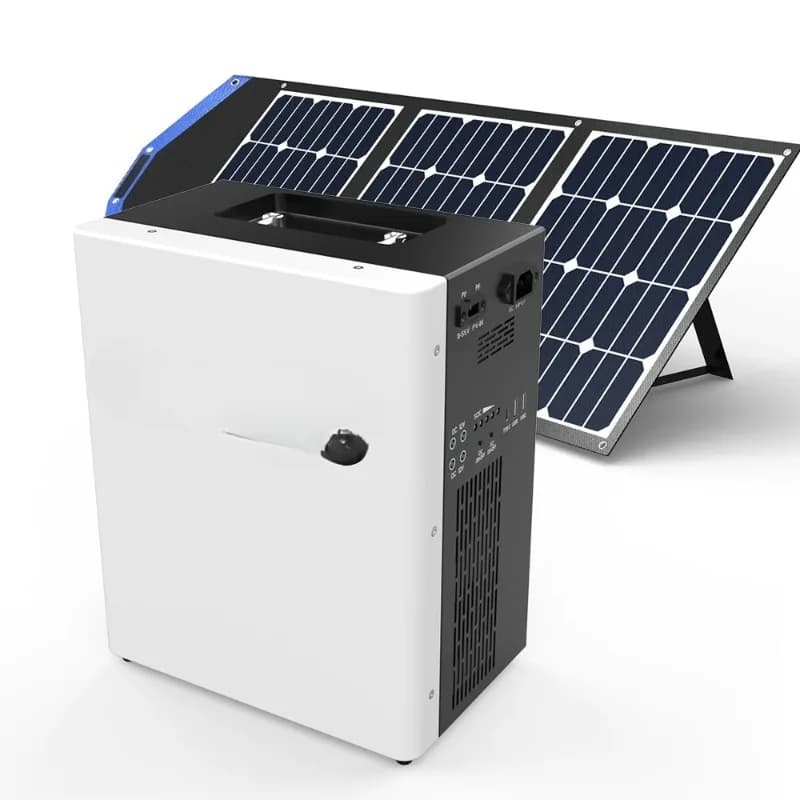 Stazione di alimentazione portatile da 300 W Batteria agli ioni di litio da 3,2 V 314 Ah 1000 Wh Convertitore di onda sinusoidale pura MPPT Controller del pannello solare