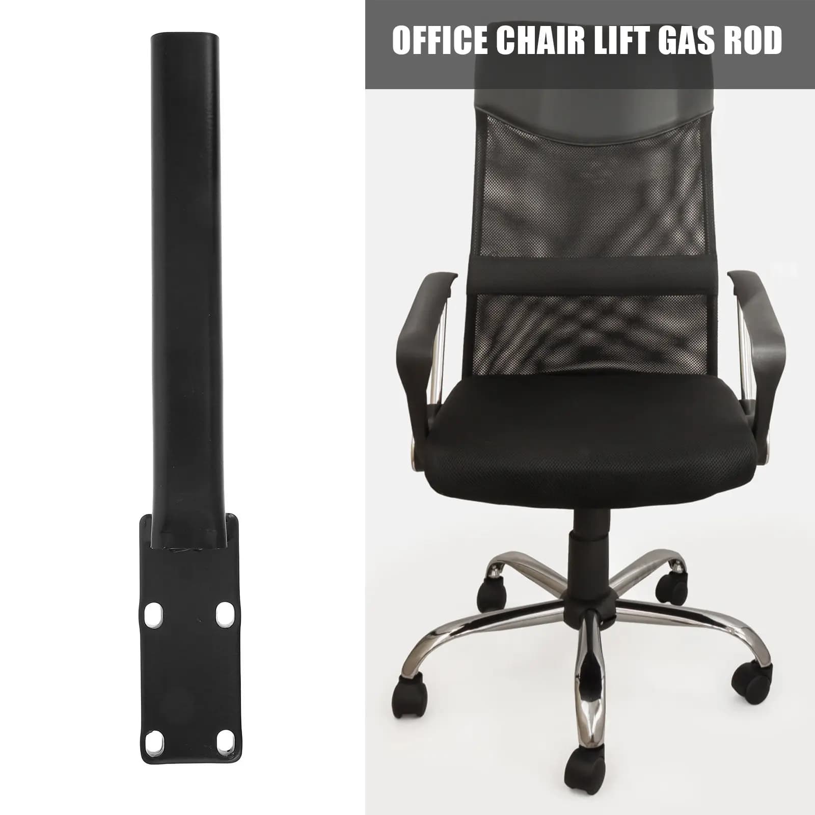 Barra di Supporto per Schienale in Acciaio Inossidabile Resistente per Sedia da Ufficio, Telaio Ergonomico Girevole B-3.5-6.5