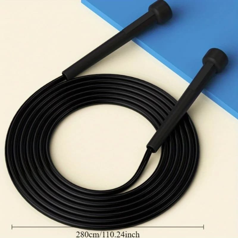 Corda per Saltare Professionale per Bambini e Adulti, Fitness, Crossfit, Corda per Saltare Veloce Regolabile in PVC, Attrezzatura per Palestra e Fitness