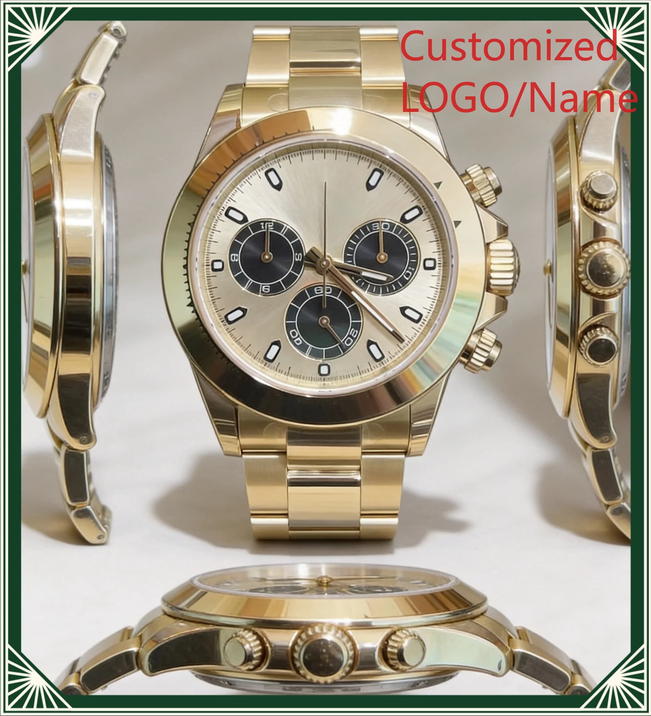 A185 Store Men's Sports Automatic Mechanical Watch 904L Customized Watches