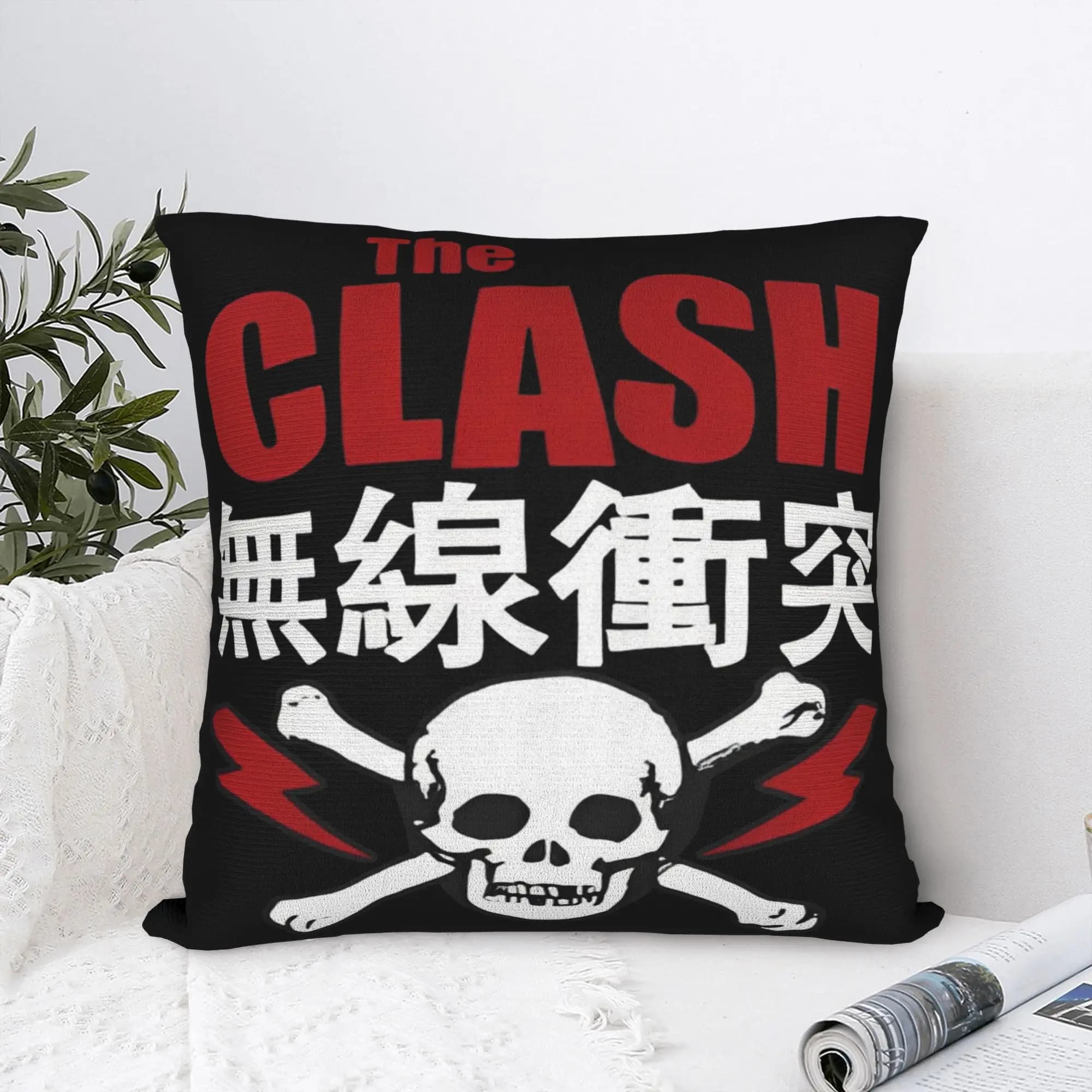 Pillow Cover The Clash London Calling Funny Pillow Case For Sofa Home Decoration Pillowcases