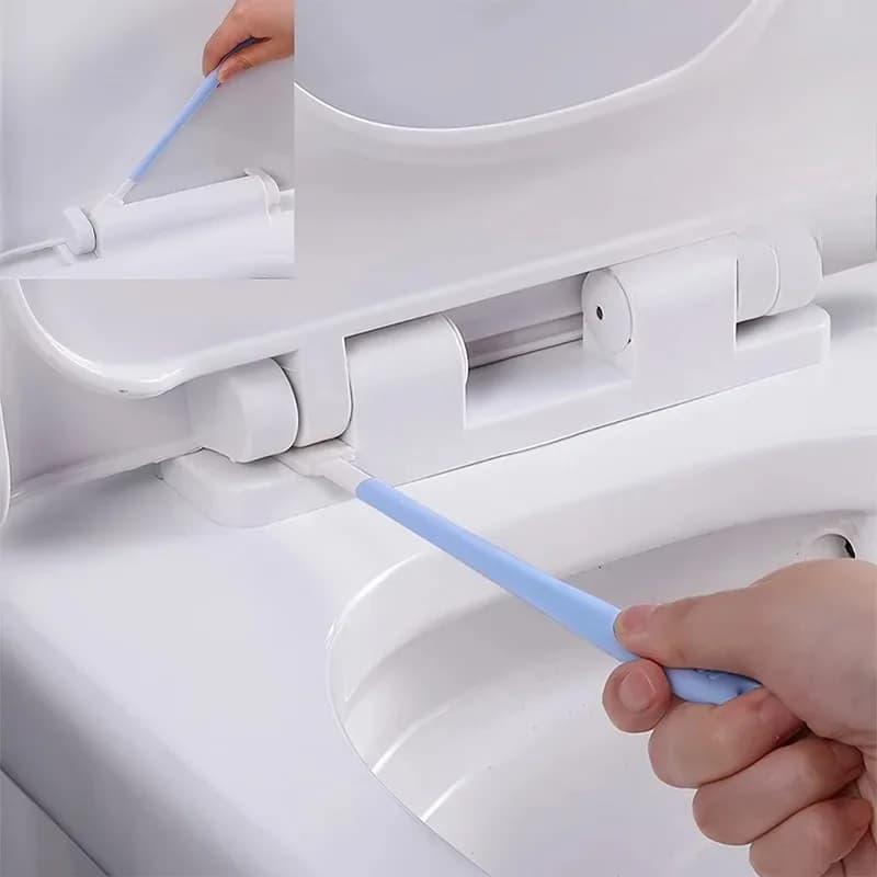 Confezione di spazzole monouso per la pulizia delle fessure con testine sostituibili - Set di spazzole per dettagli multisuperficie per WC, cucina, patio