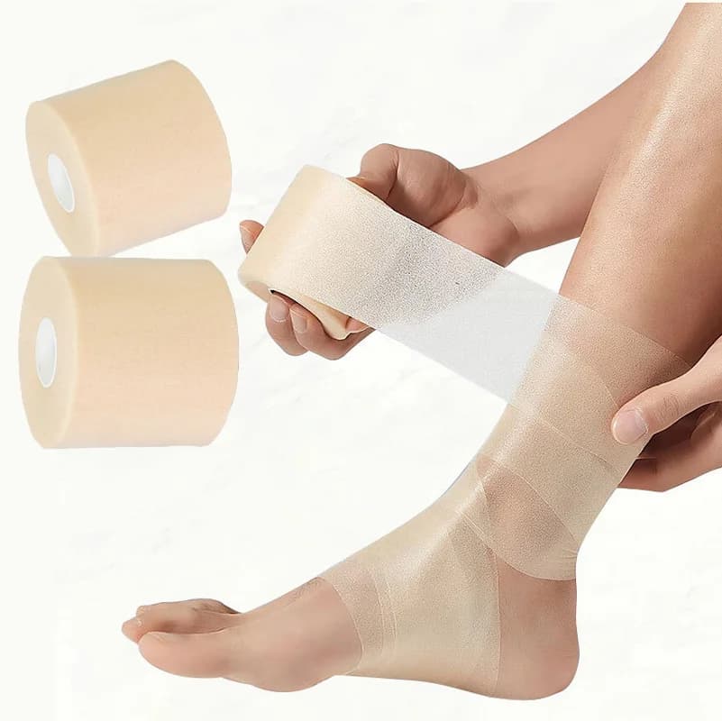 2 rotoli 40M nastro in schiuma avvolgente nastro pre-avvolgimento atletico elastico traspirante morbido bendaggio protettivo riduce l'inconforto alle allergie