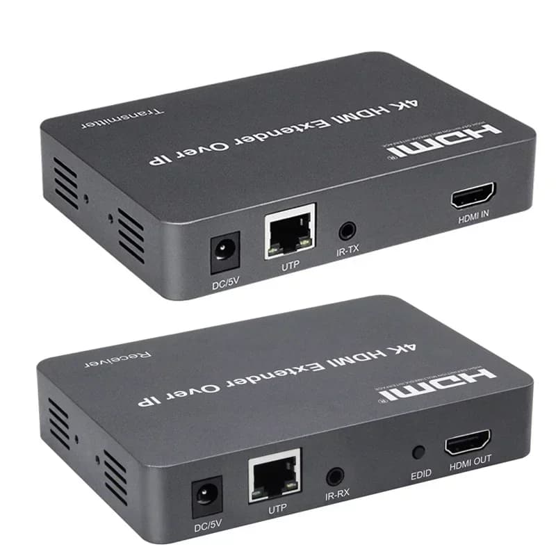 HDMI 150M 4K IP KVM extender on Ethernet cable Cat5e Cat6 USB mouse support Keyboard lossless compression RJ45 HDMI Extender