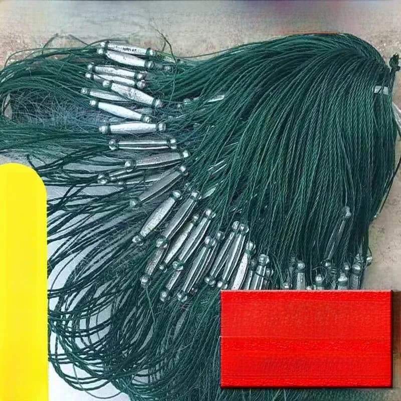 Rete da Pesca Super Resistente a Tre Strati, Rete Adesiva a Uno o Due Dita, 50 Metri di Filo da Pesca per la Pesca Fluviale