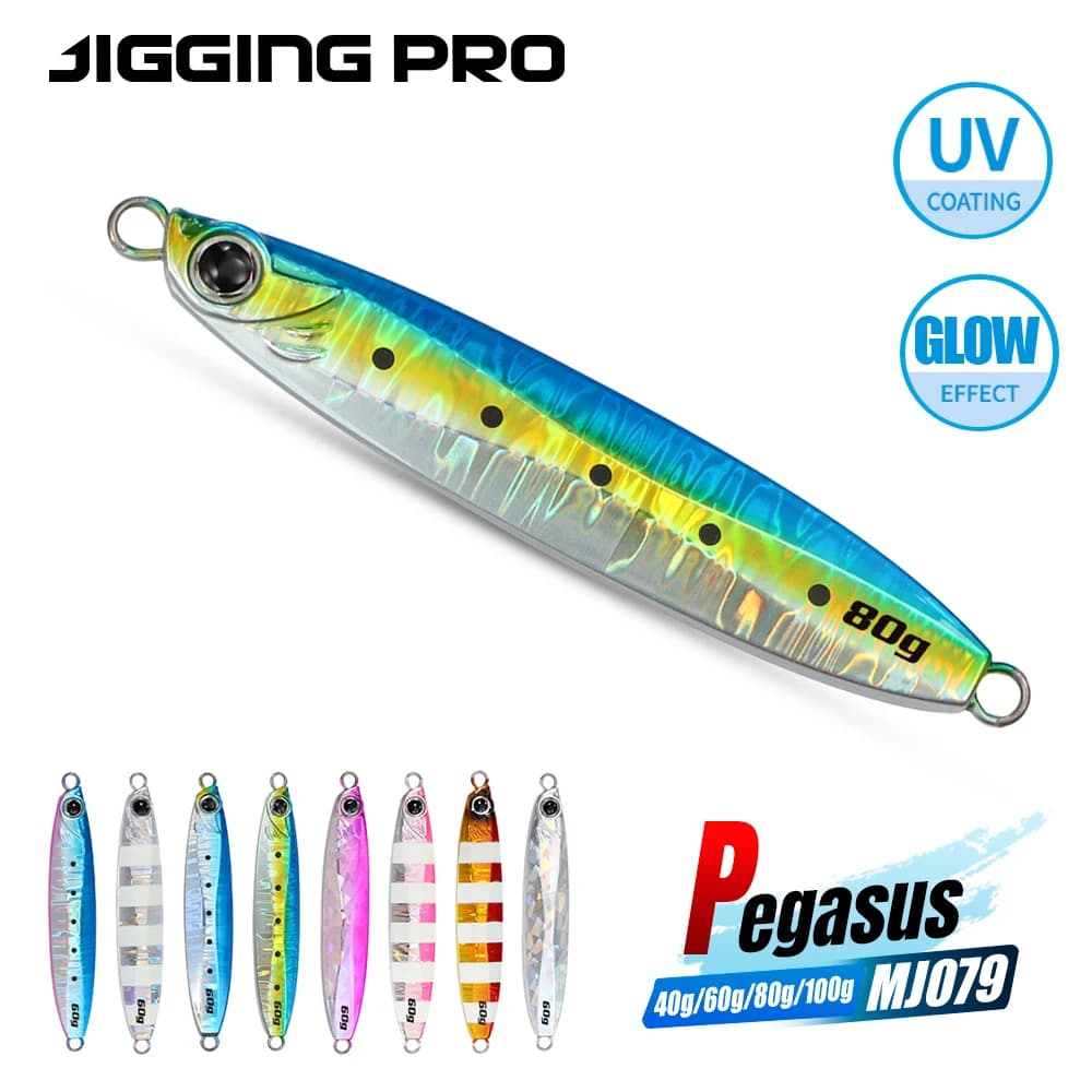 JIGGINGPRO Coltsniper Metal Jig 35g 45g 60g 80g 100g Long Casting Lento Jigging Lure Esche da pesca in acqua salata