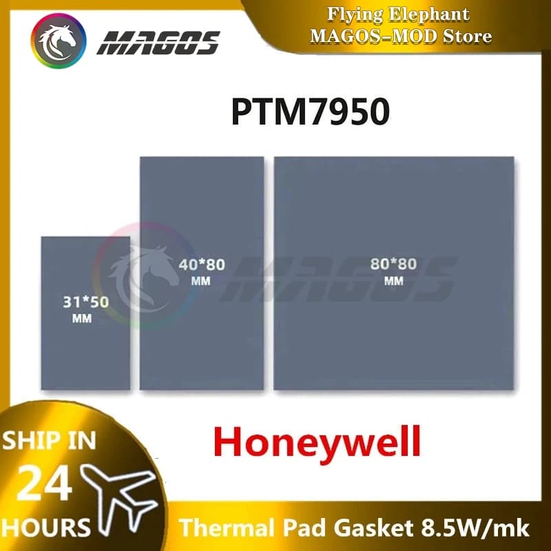 Honeywell PTM7950 Pad termico a cambiamento di fase Multi-size per CPU dissipatore di calore scheda grafica CPU Notebook Computer PC raffreddamento