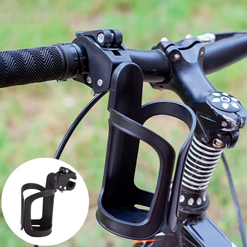Portabottiglie Multifunzionale per Moto e Bicicletta, Supporto Universale per Bicchiere per Passeggino, Accessori per Bicicletta