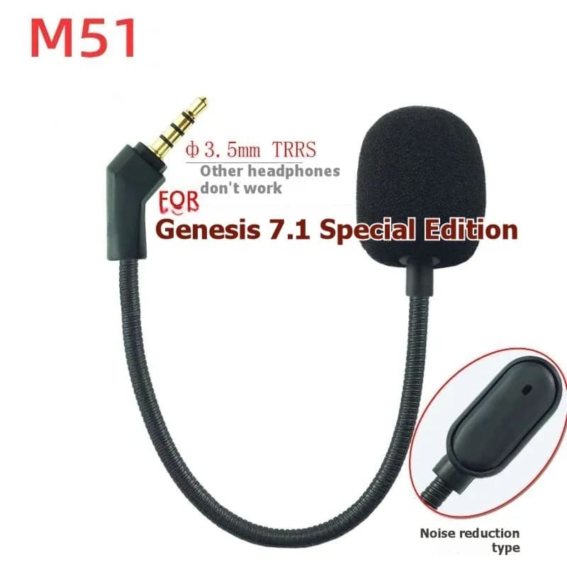 【OFFERTA ANNIVERSARIO】Microfono di ricambio da 3,5 mm con cancellazione del rumore, microfono staccabile per cuffie da gioco ASUS ROG Theta 7.1