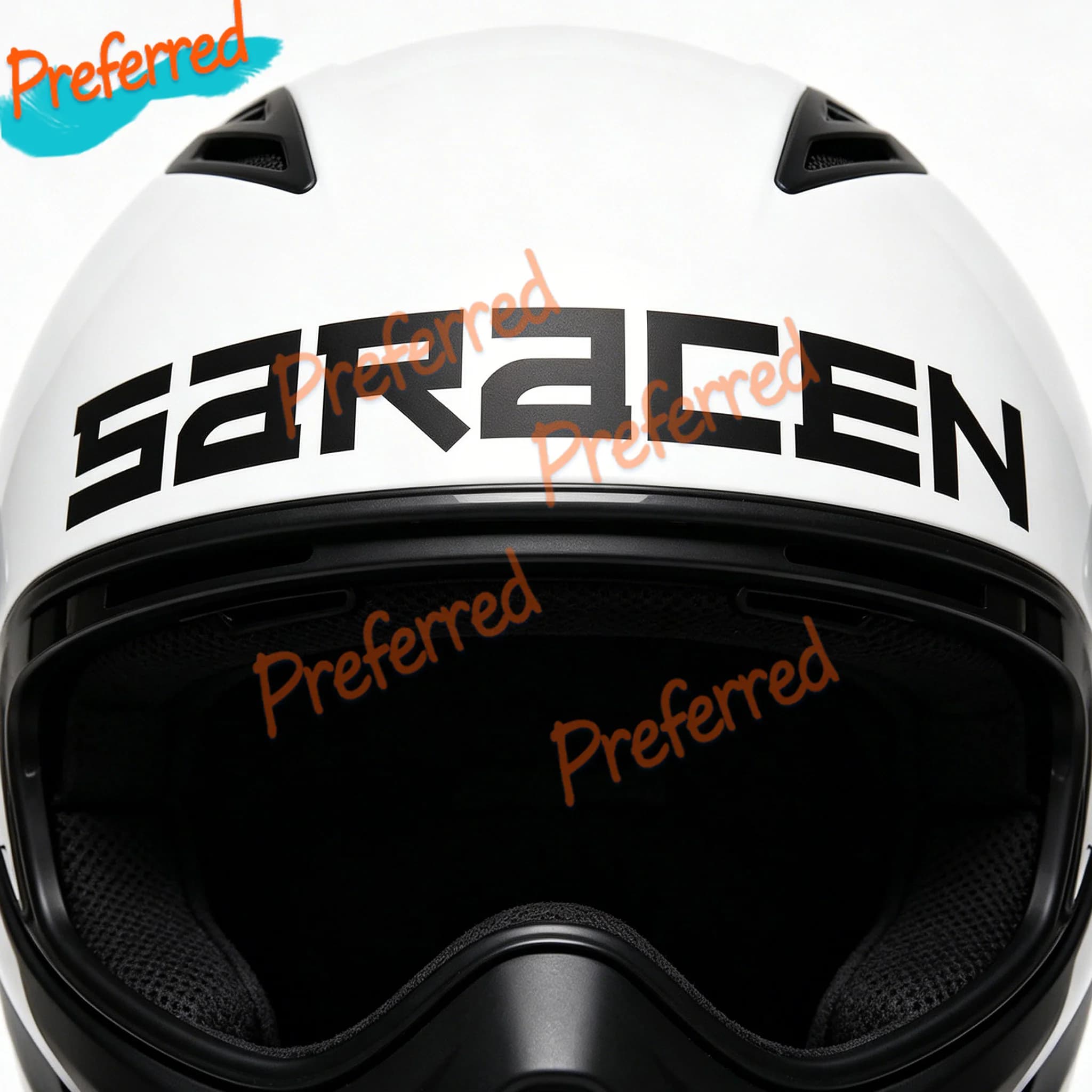 2x Pegatinas Vinilo JDM Saracen New Bike - Helmet Decal Die Cut Sticker Customizable in Any Sticker Size -No Background
