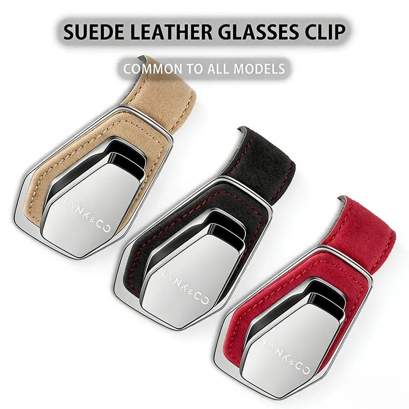 Per Lynk Co 01 06 05 03 03i 08 09 Z20 Z10: Custodia per Chiavi con Logo, Accessori Auto, Porta Occhiali da Sole e da Vista per Visiera Parasole