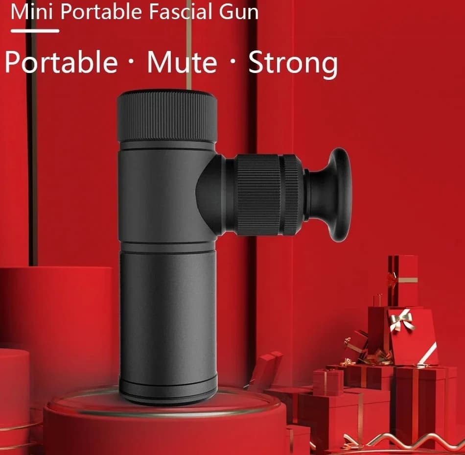 Portable Deep Tissues Back Whole Body Massage Gun with 4 Massages Heads for Athletes for Pain Relief Percussions Massager