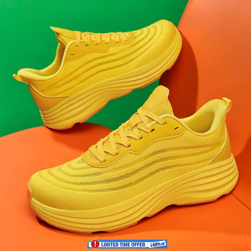 Scarpe da corsa casual da uomo, scarpe da jogging traspiranti, scarpe da ginnastica leggere, sneakers da esterno, scarpe sportive da maratona con ammortizzazione ad aria.