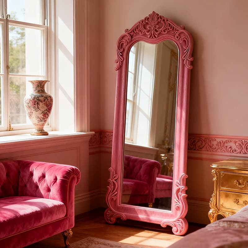Xenomorph Modern Mirror Moving Living Room Full Body Long Luxury Floor Bathroom Men Mirror Standing Espelhos Home Decorations