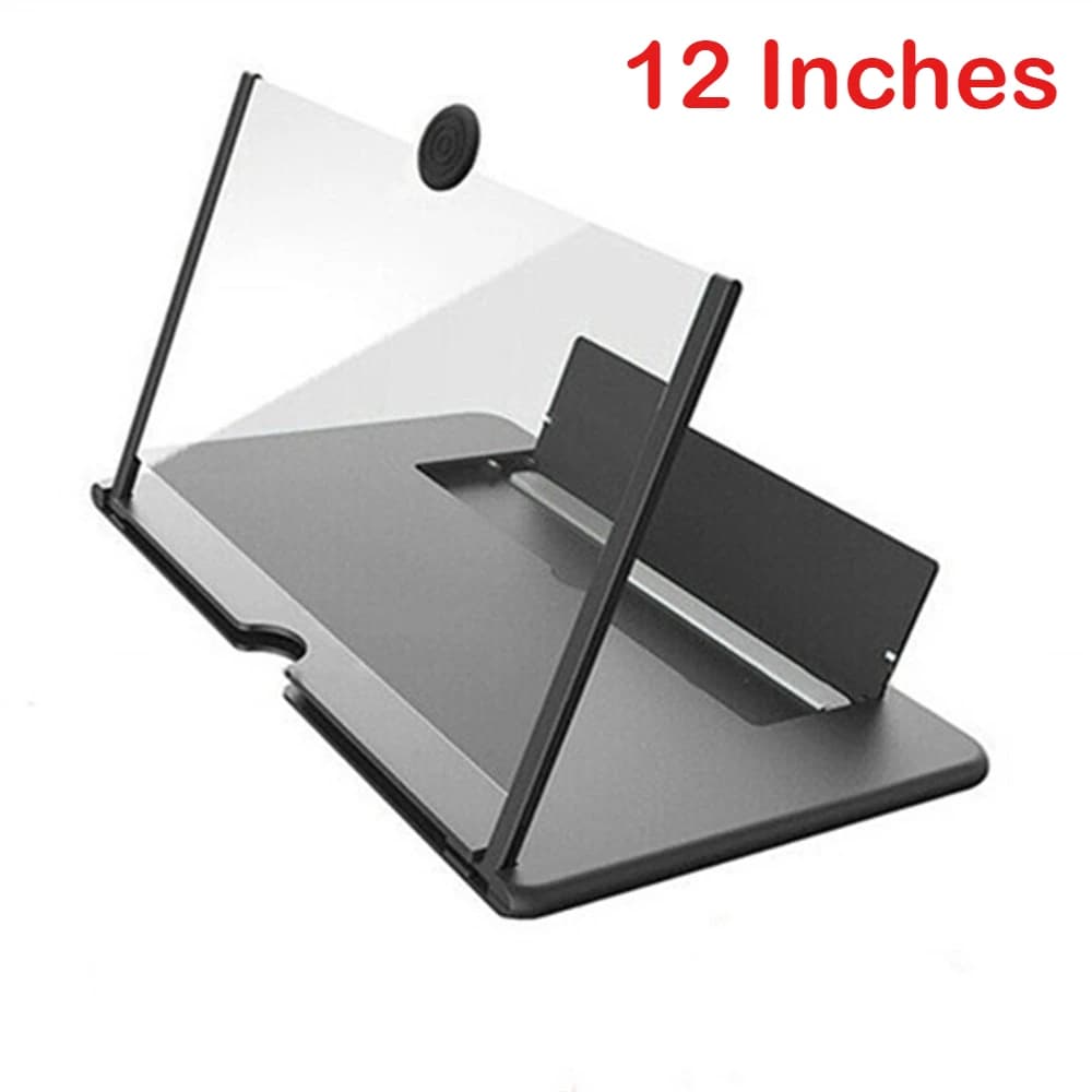 Foldable HD Cellphone Screen Enlarger 10/12 Inch Portable Phone Magnifier Projector Stand Anti Blue Light Amplifier For iPhone