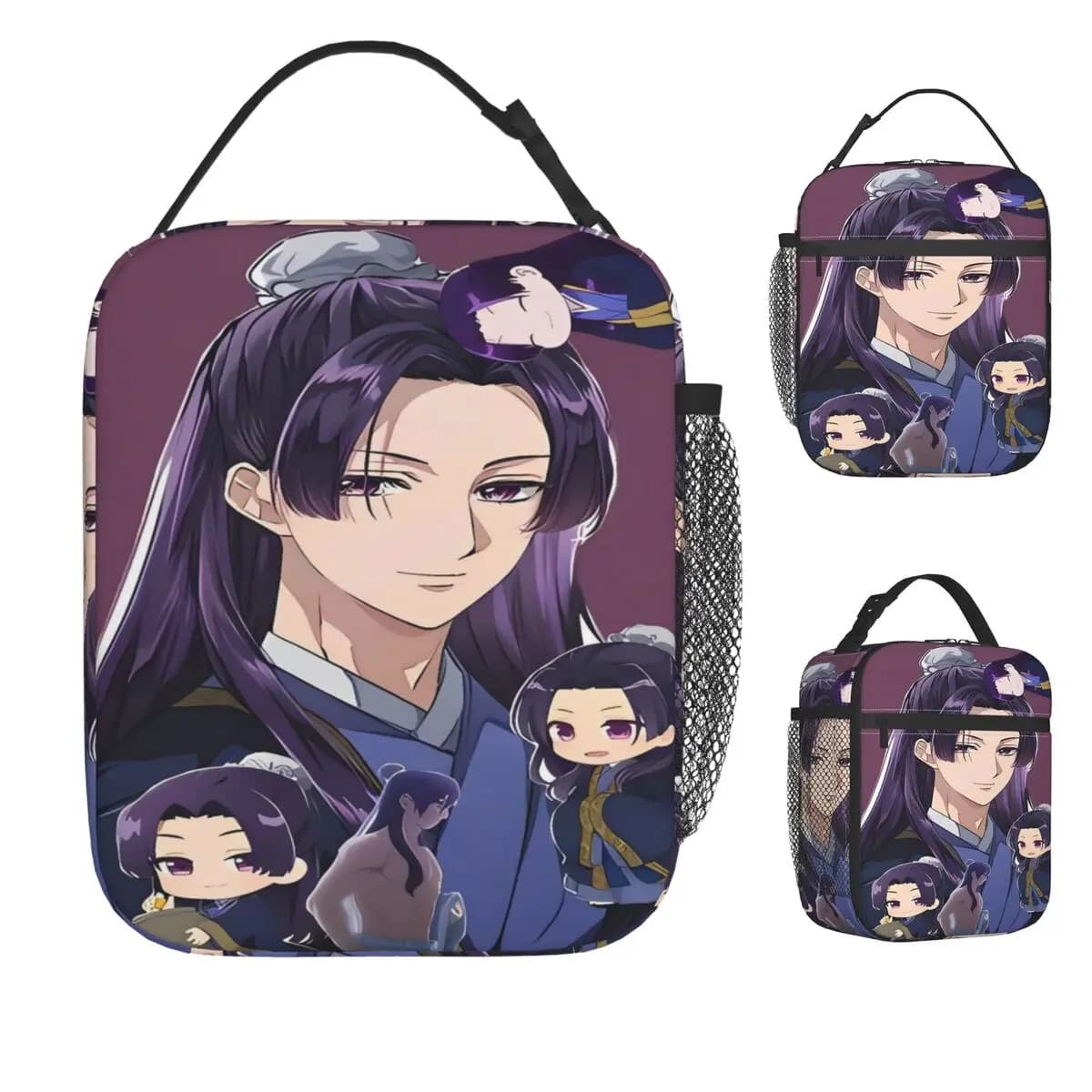 Jinshi Anime Borsa per il pranzo The Apothecary Diaries Kawaii Lunch Box Borsa da viaggio portatile Tote Borse per alimenti Borsa termica di design