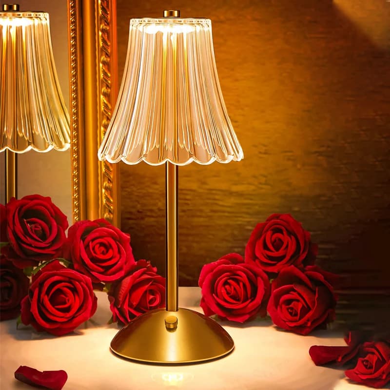 4/2/1 pz lampade da tavolo ricaricabili a LED ristorante Decor Light Touch Dimming lampada da scrivania lampada da comodino portatile a luce notturna senza fili