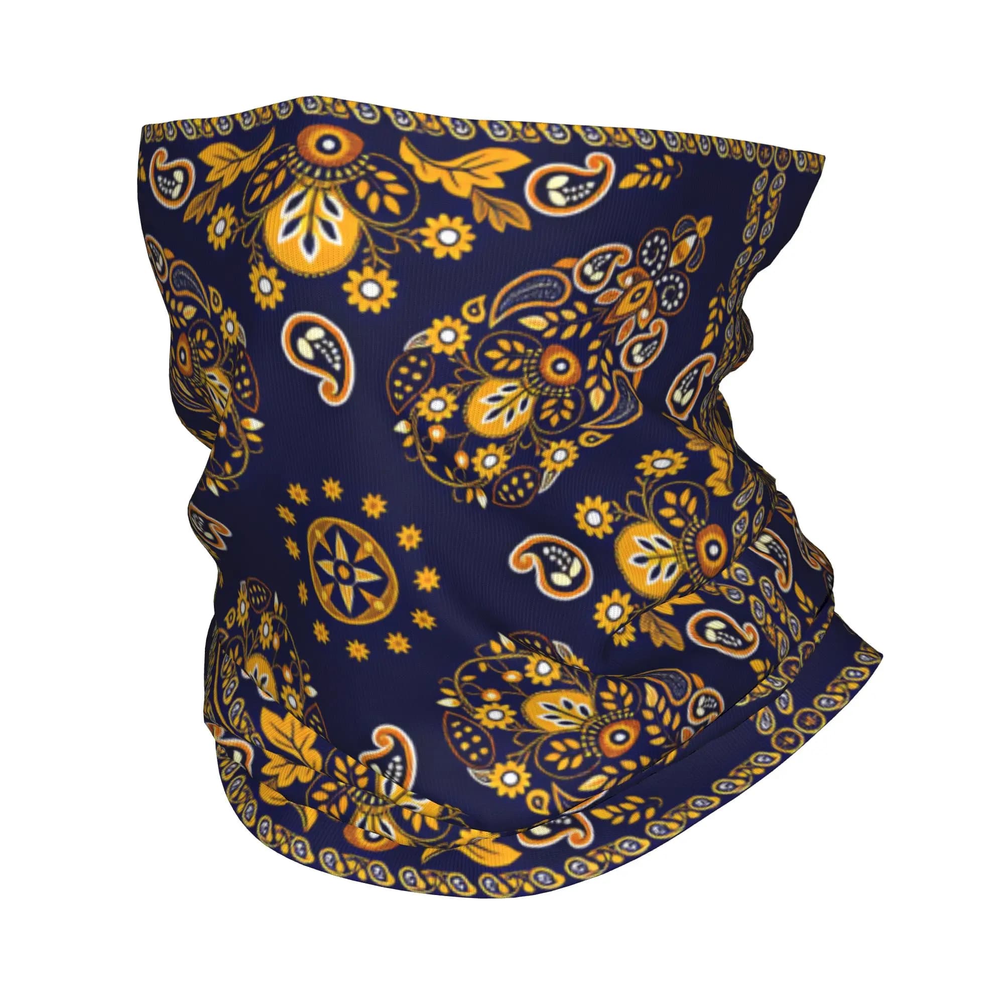 Outdoor Sports Balaclava Paisley Pattern Mask Soft Motorcycle Face Masks y2k Cool Running Travel Anti-UV Scarves