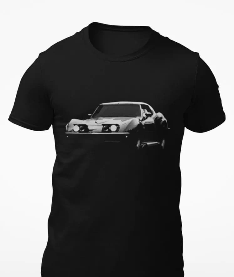 T-shirt unisex a maniche corte C3 vette Stingray Night Ride