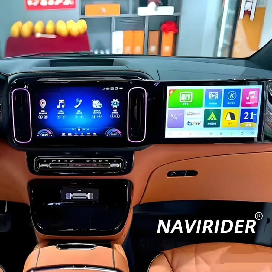 12.8inch Dual System Android 13 Multimedia Player For Mercedes Benz Vito 116 W447 2024-2025 Autoradio Car GPS Navigation Carplay