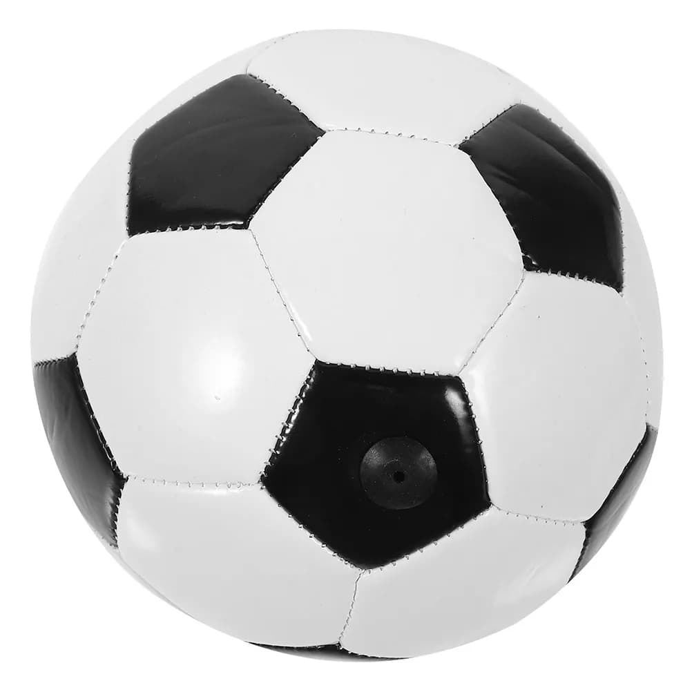 Pallone da Calcio Fai-da-Te per Bambini, 8 Pollici, Bianco e Nero, in PVC Morbido e Leggero, per Pittura Creativa e Feste