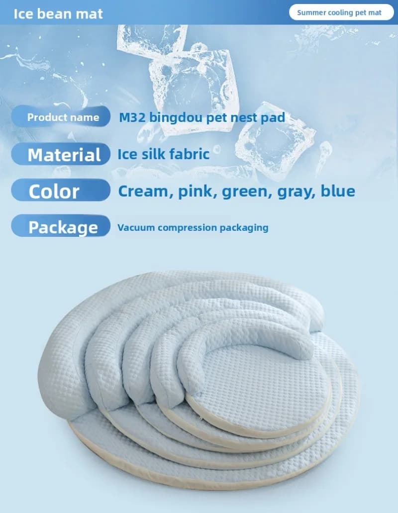 Tappetino Refrigerante Estivo per Cani, Cuccia Rinfrescante per Animali Domestici, Tappetino Rinfrescante per Tutte le Stagioni, Letto Comodo e Versatile per Cani e Gatti