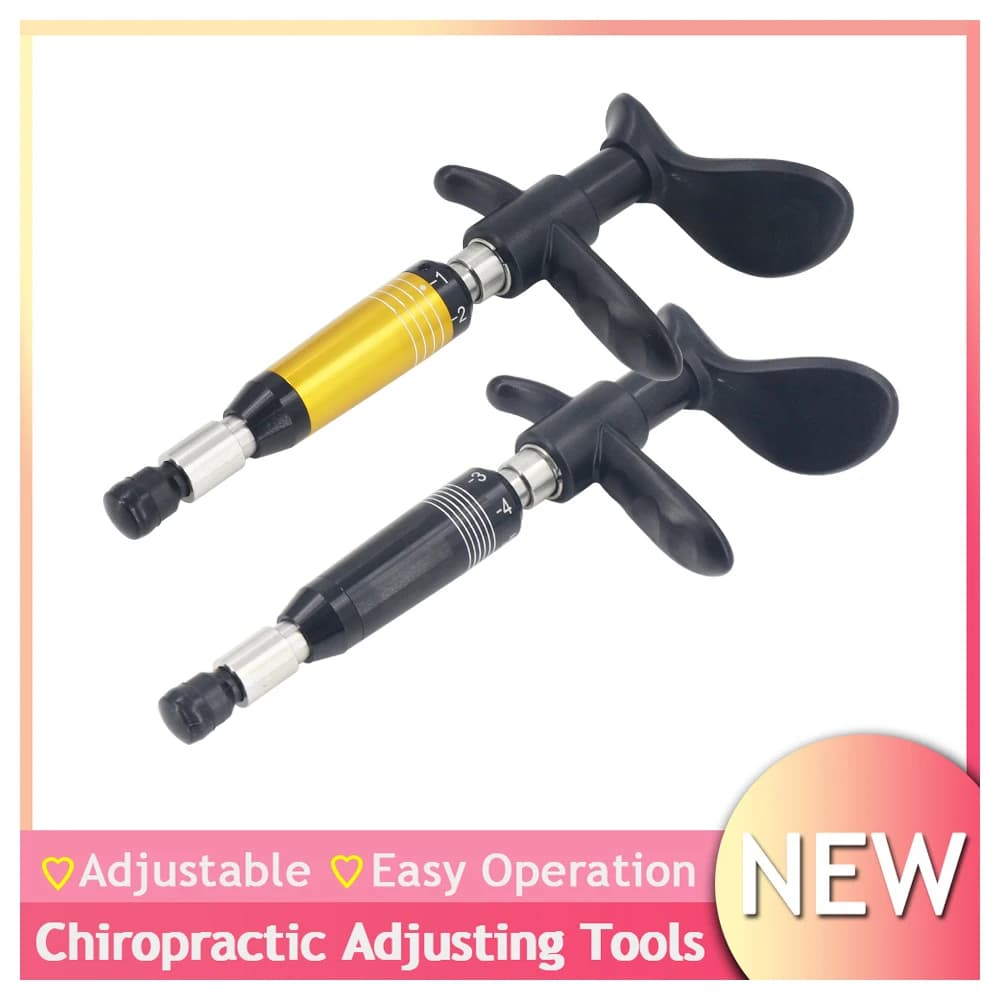 300N Portable Chiropractic Adjusting Tools Spine Correction Health Care Manual Gun Set Household Body Massager