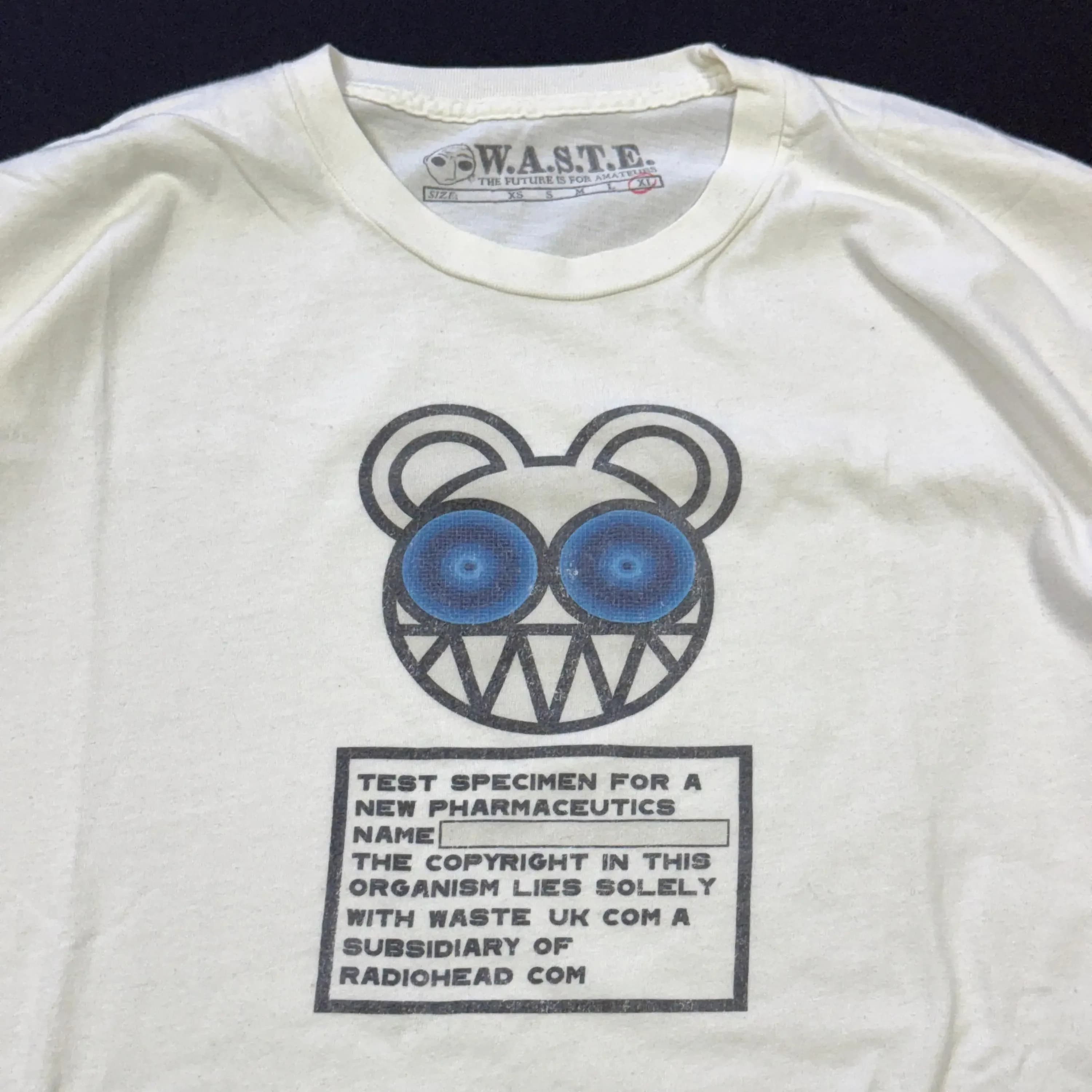 Maglietta vintage y2k RADIOHEAD XL Test Specimen band tour