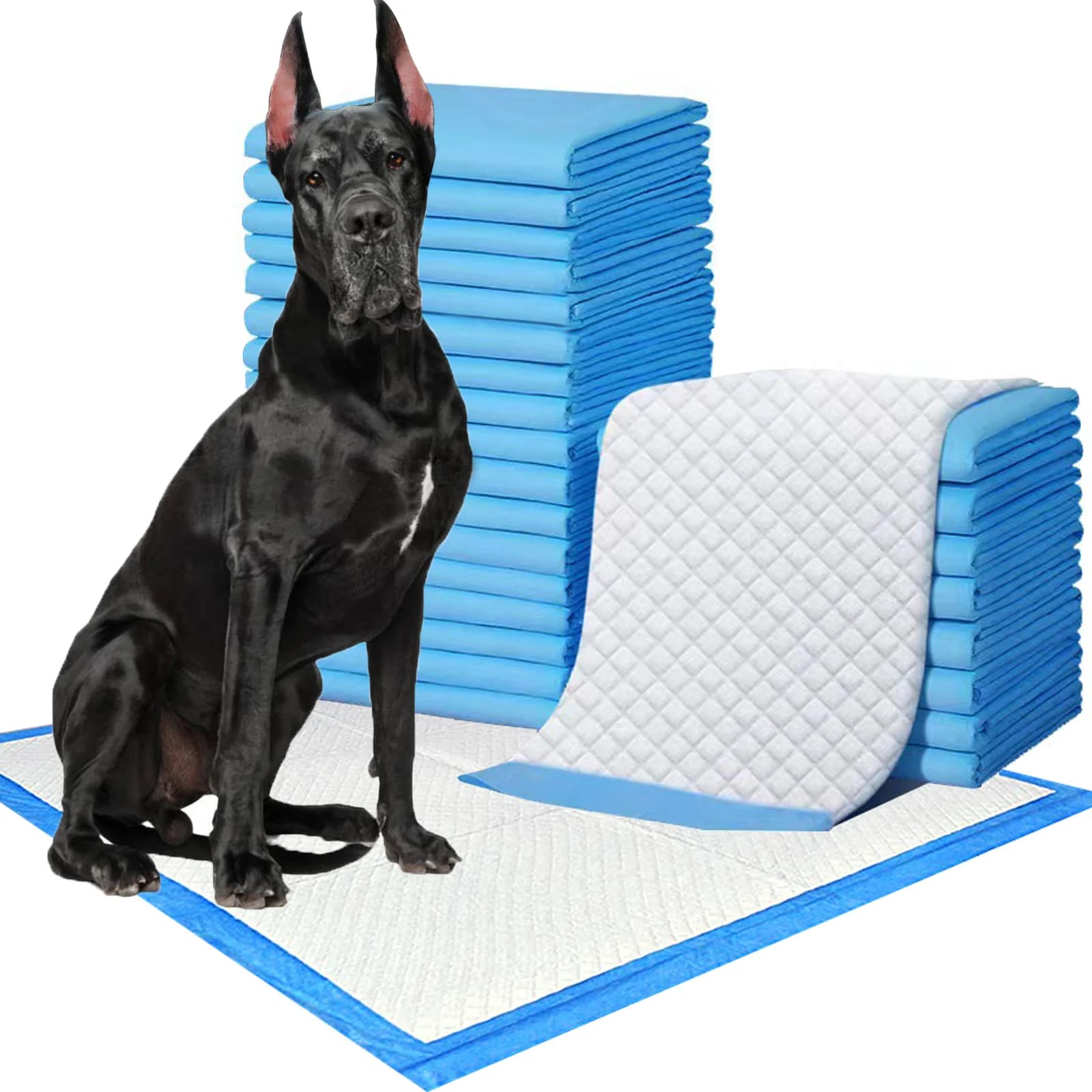 Tappetini Premium per Addestramento Cani e Cuccioli, XX-Large (34 x 46 pollici), Design a 6 Strati Anti-Perdita, Super Assorbenti, Perfetti per Tutte le Razze
