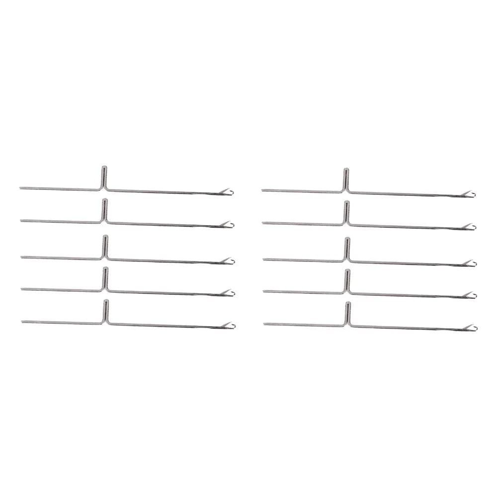 50Pcs Stainless Steel Knitting Machine Needles 5.39 Inches Weaving Needles Set Replacement Knitting Needles For Weaving Tools