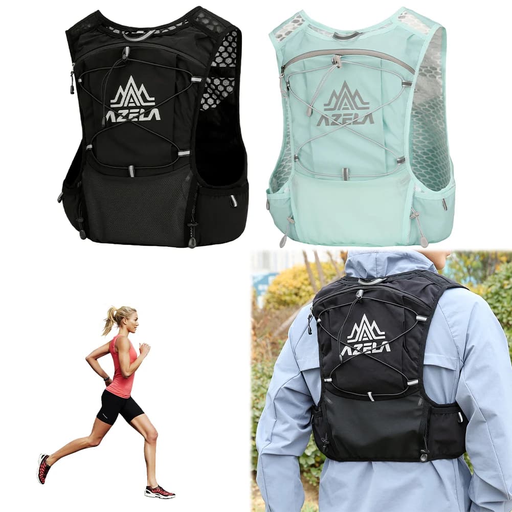 Zaino da trail running all'aperto Zaino da acqua traspirante Borsa da vescica d'acqua Zaino per escursioni in corse di maratona